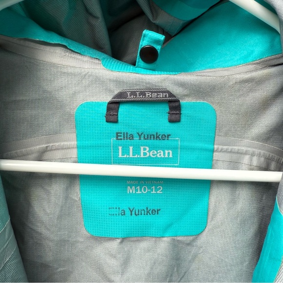 L.L. Bean Girls 10/12 Large Double Up Outer Wear System Rain Jacket - Picture 4 of 4